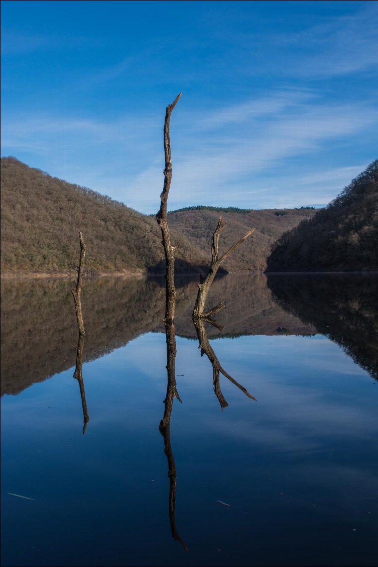 Reflet presque parfait.