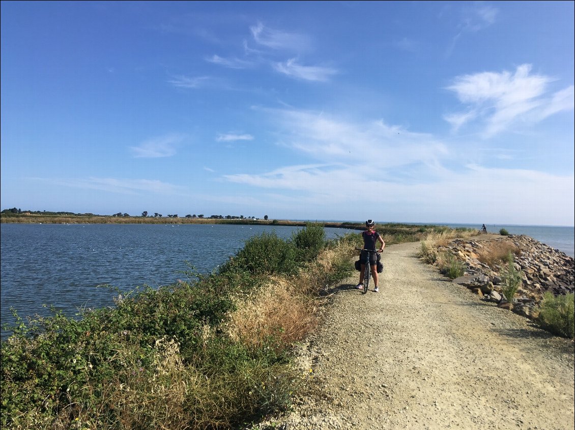 Derniers kilomètres sur l'ile, avant le pont