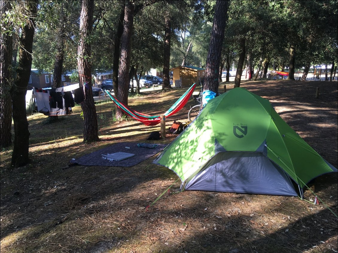 Installation au camping