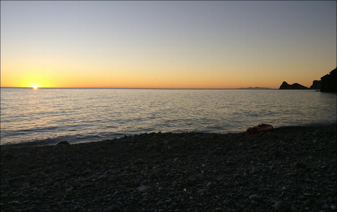 Premiers rayons de soleil vers 6h