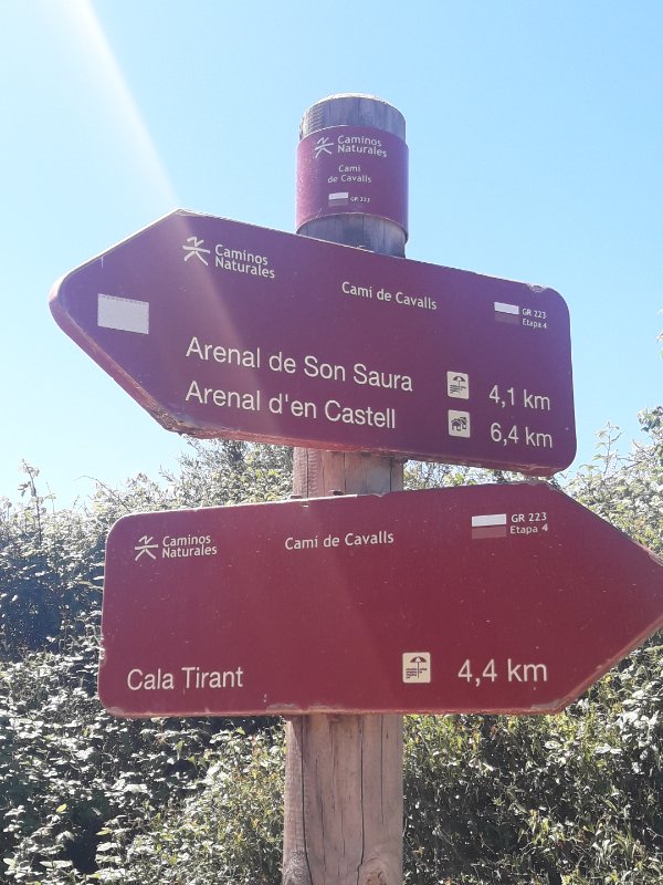 Le balisage directionnel du "Cami"