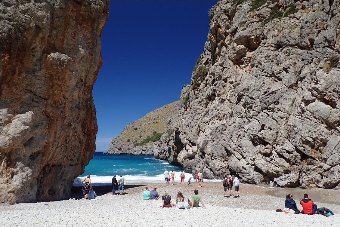 L'arrivée du canyon à la mer.