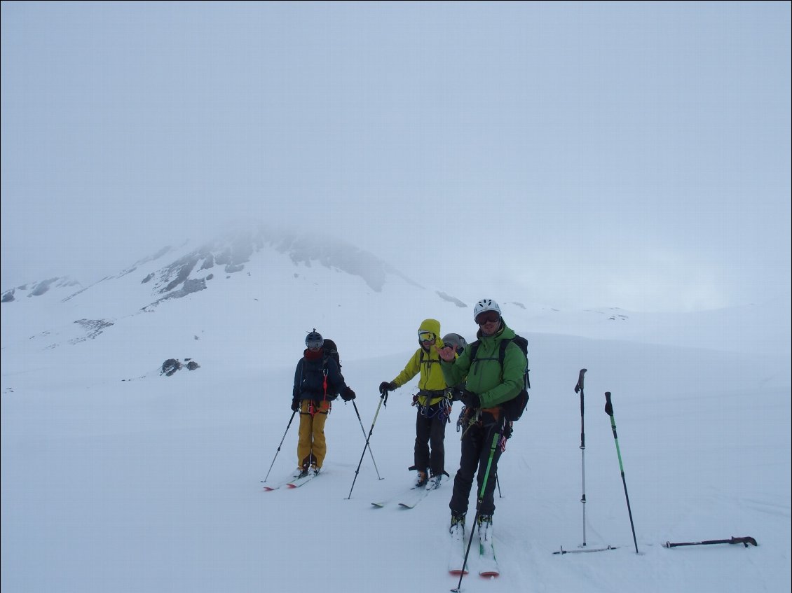 Sous le col du Pisset, on retrouve de la visibilité.