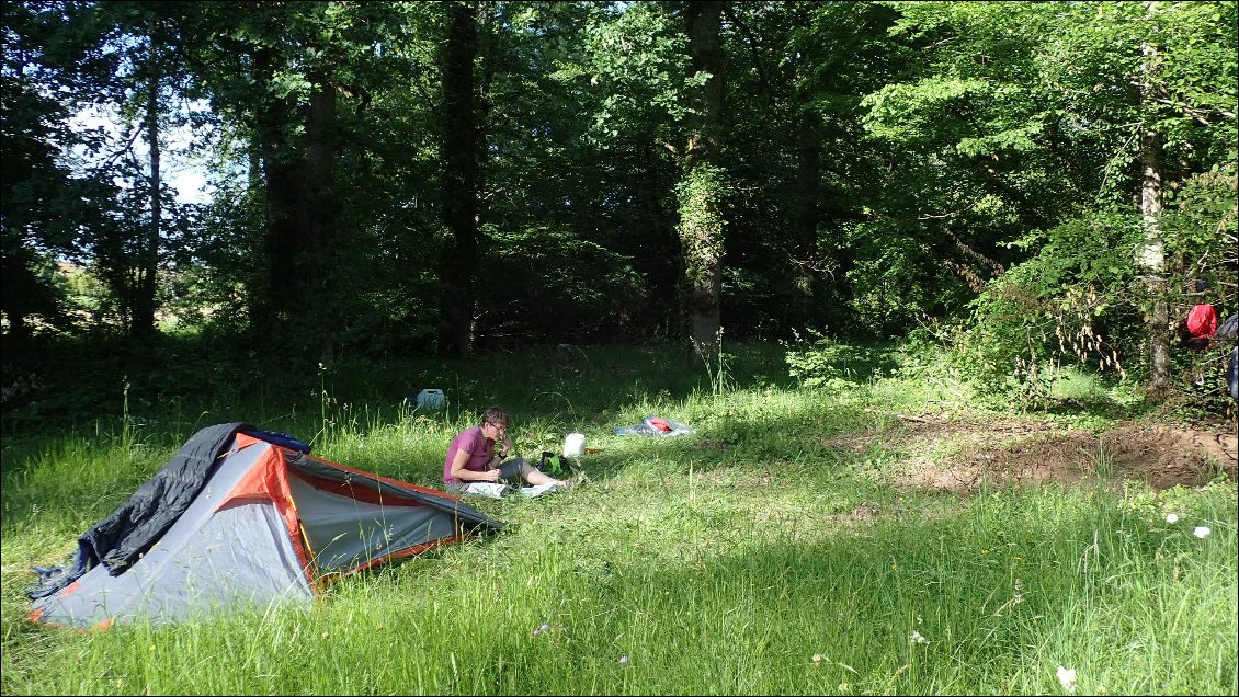 Bivouac sur l'Ilôt de St Eulalie