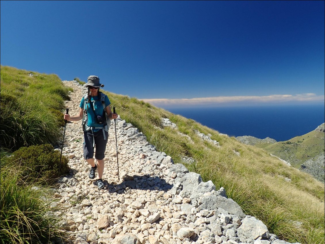 Lors du trek d'une semaine à Majorque