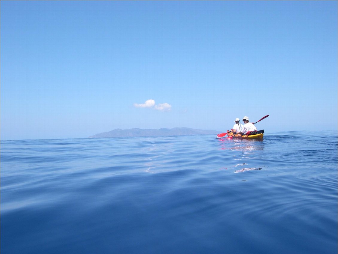 Direction Capraia, c'est parti pour 8h environ de navigation en pleine mer