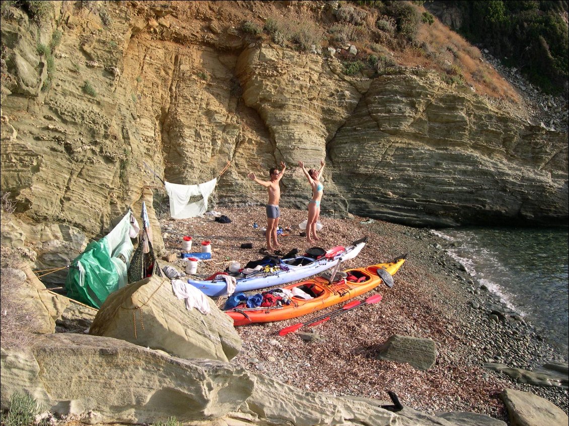 Premier bivouac corse au sud de Macinaggio