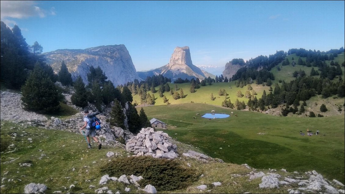 Arrivée au Pas de l'Aiguille