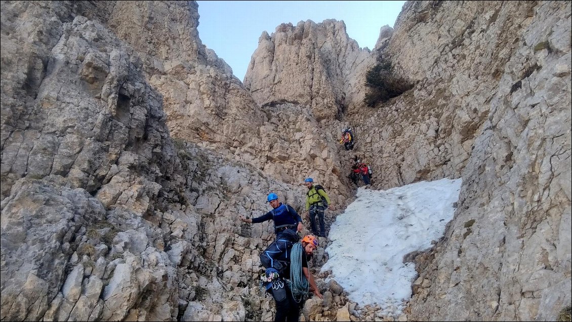 Descente du Mont Aiguille