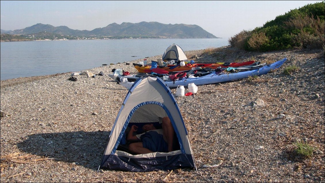 Le dernier bivouac avant la grande traversée
