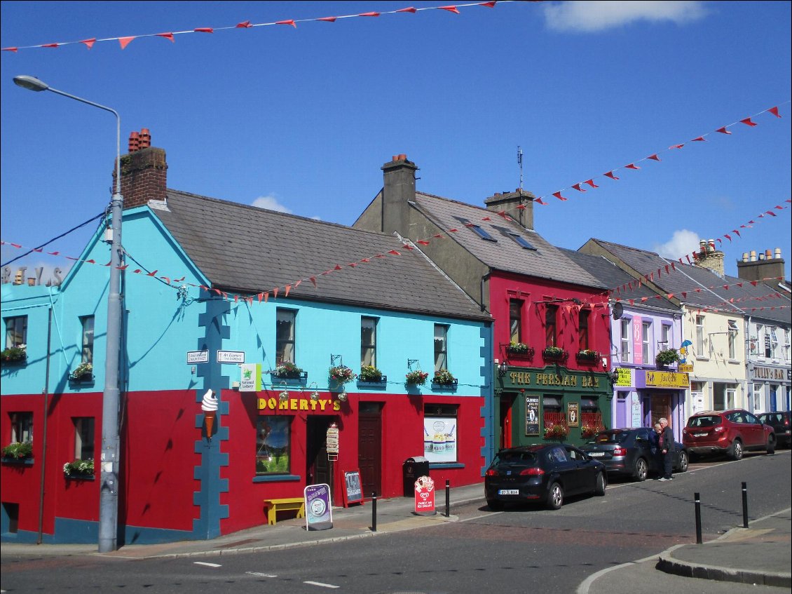 Dans les rues de Carndonagh.