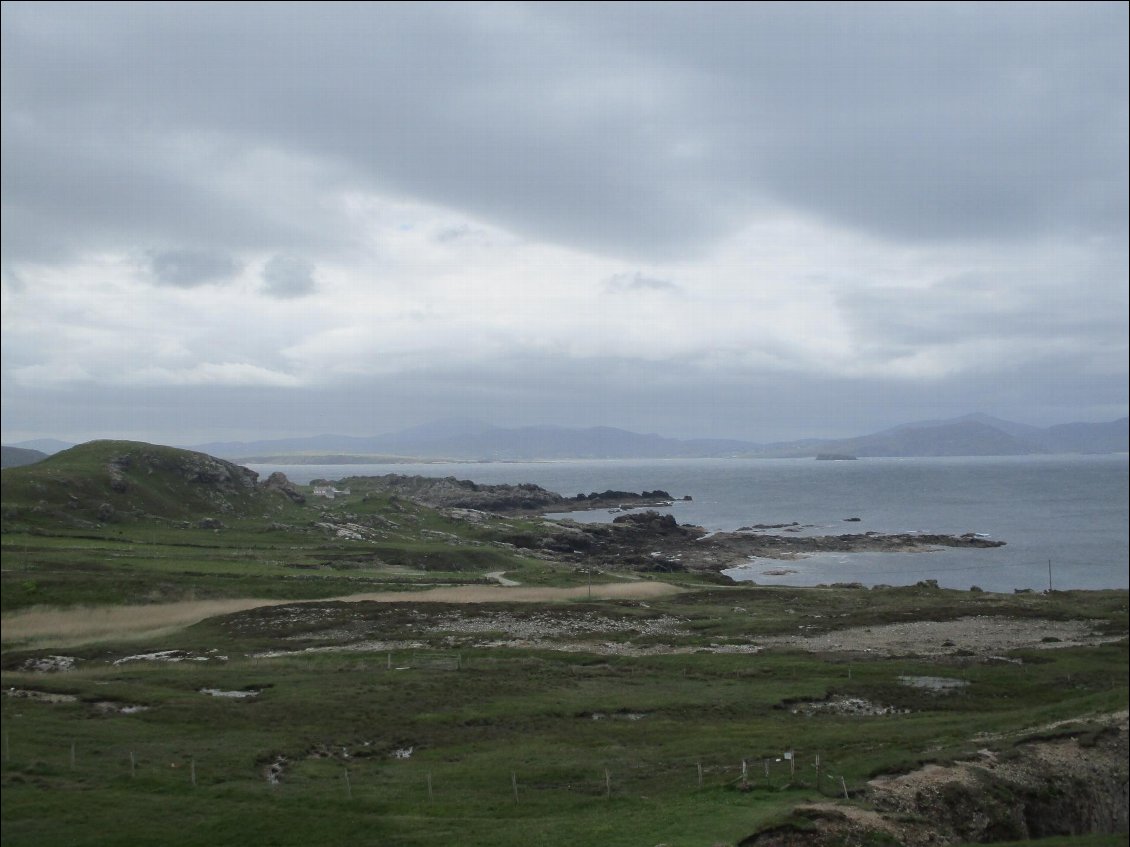 Côté Sud Ouest. Et la route des jours d'avant. Quelques parts, Fanad Head ...