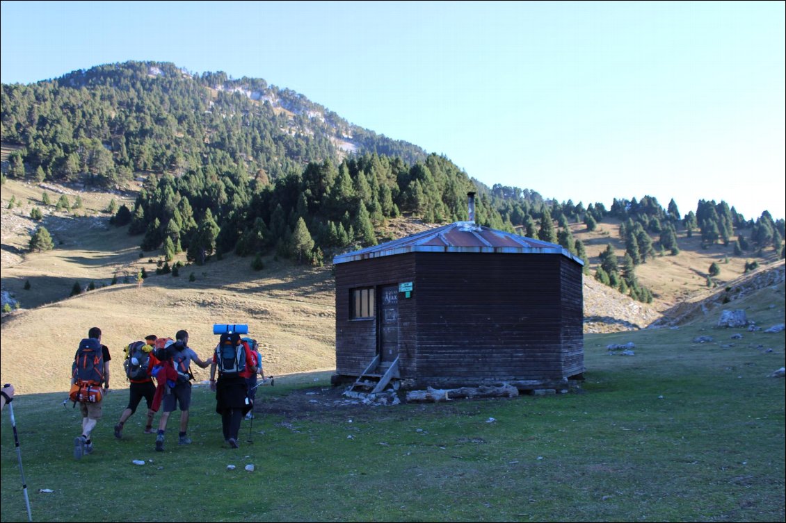 Cabane de Chaumailloux (image d'archive : la cabane vient d'être rénovée)