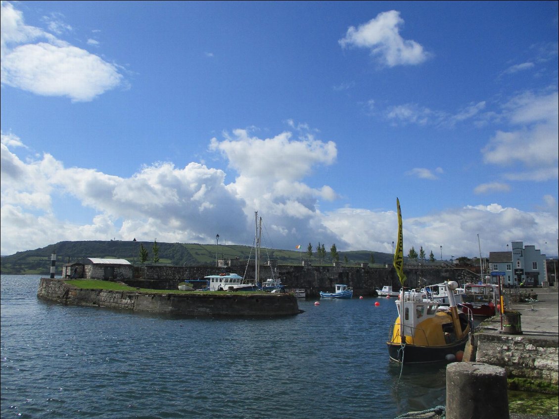 Le petit port de Carnlough.