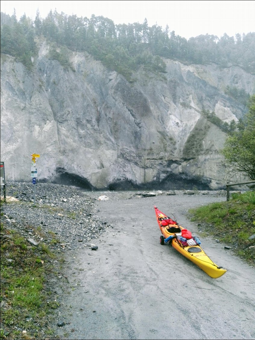 Début du portage