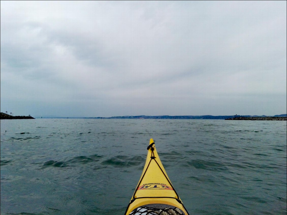Embouchure du Rhin. Lac de constance