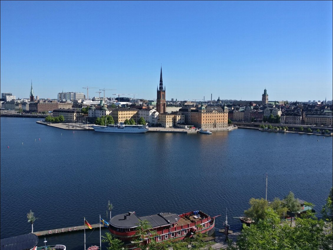 Dimanche matin ensoleillé à Stockholm