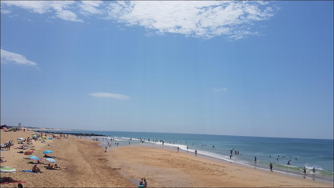 La plage de Capbreton