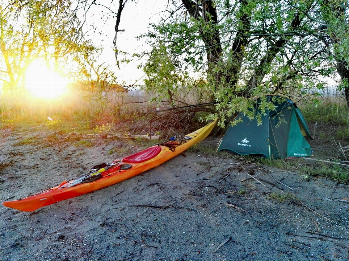 Bivouac à Rohrspitx (AUT). Lac de Constance (Bodensee)