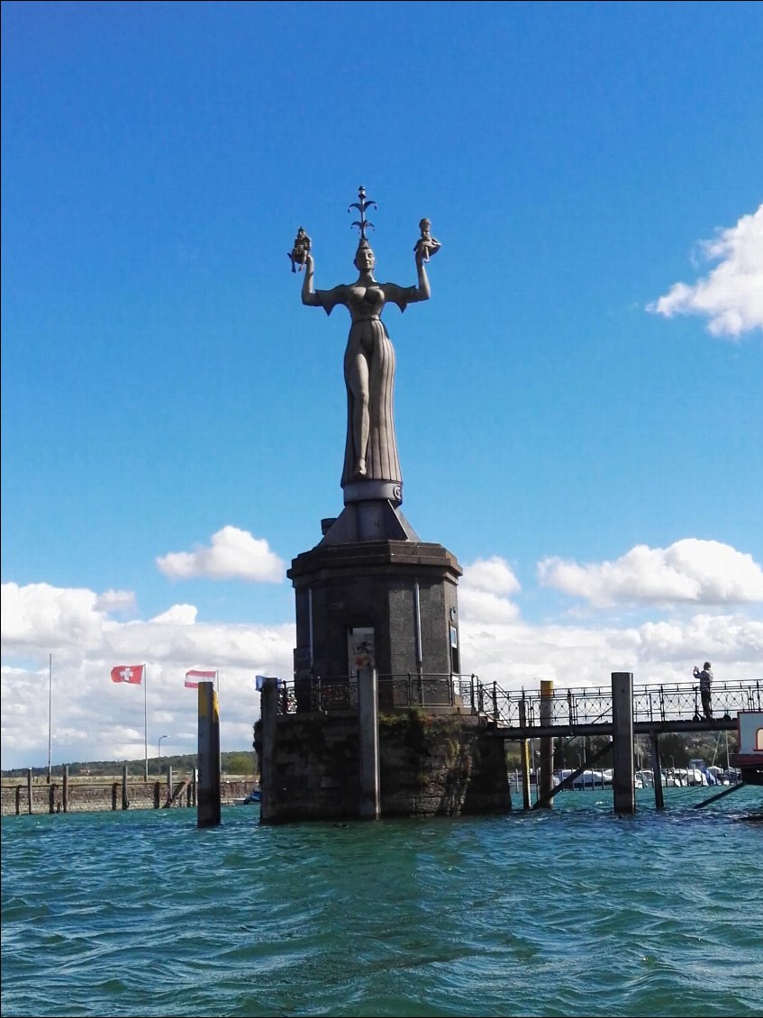 Statue Imperia. Port de Constance (DE)