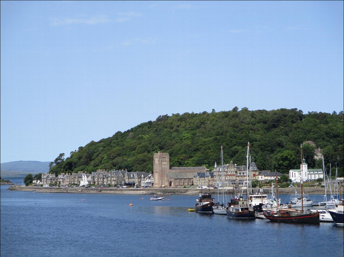 Départ en ferry d'Oban pour l'île de Barra tout au Sud des Hébrides