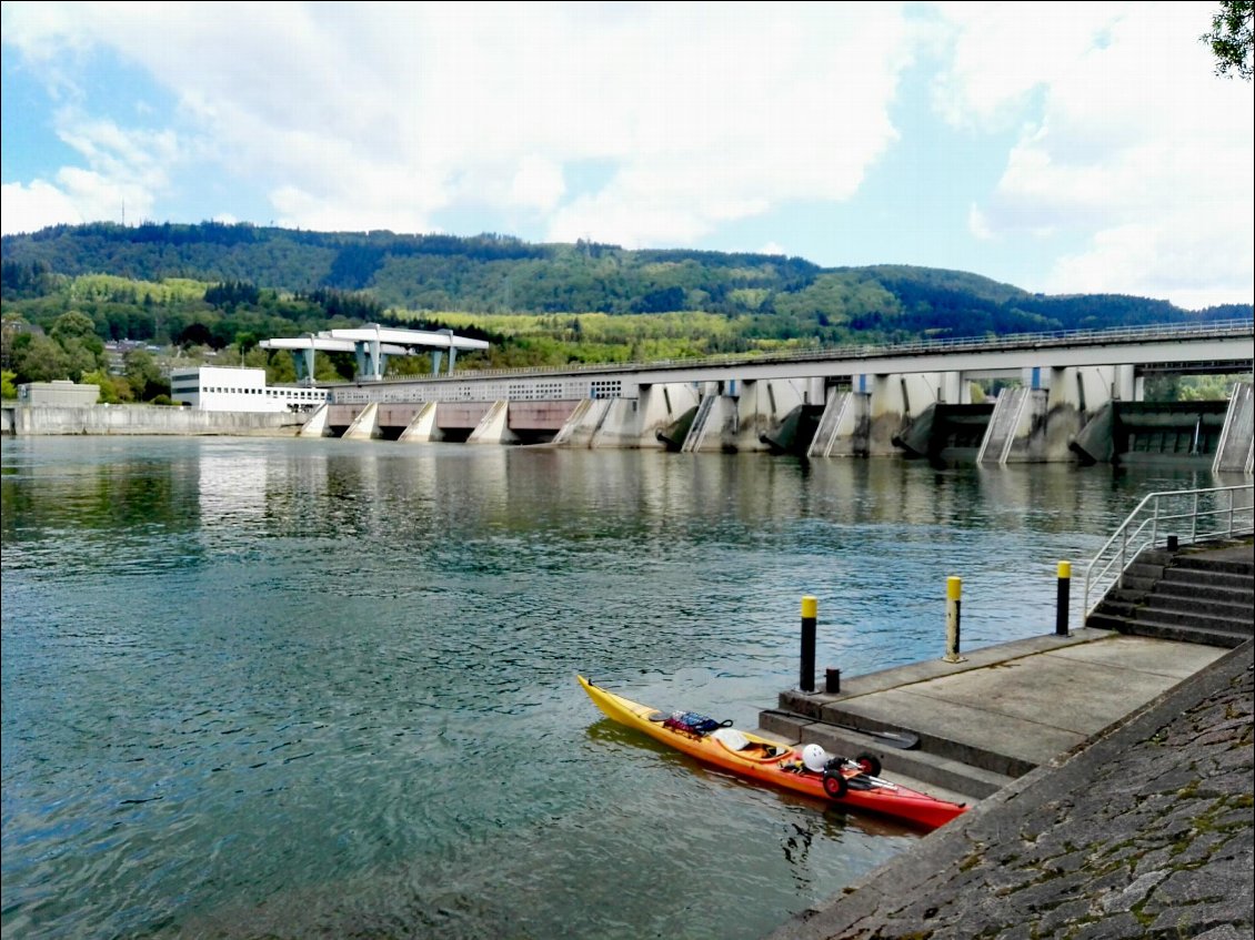 Barrage, centrale électrique de Bad Säckingen (DE)