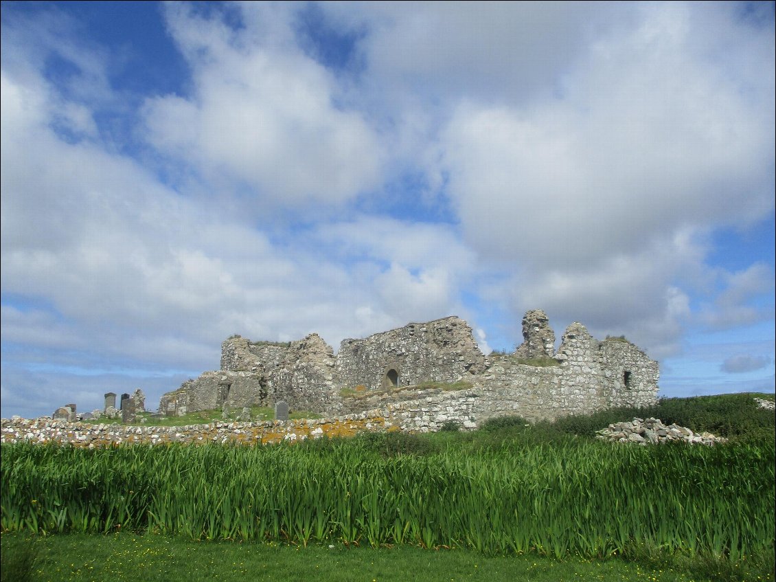 Ruines de monastère à North Uist.