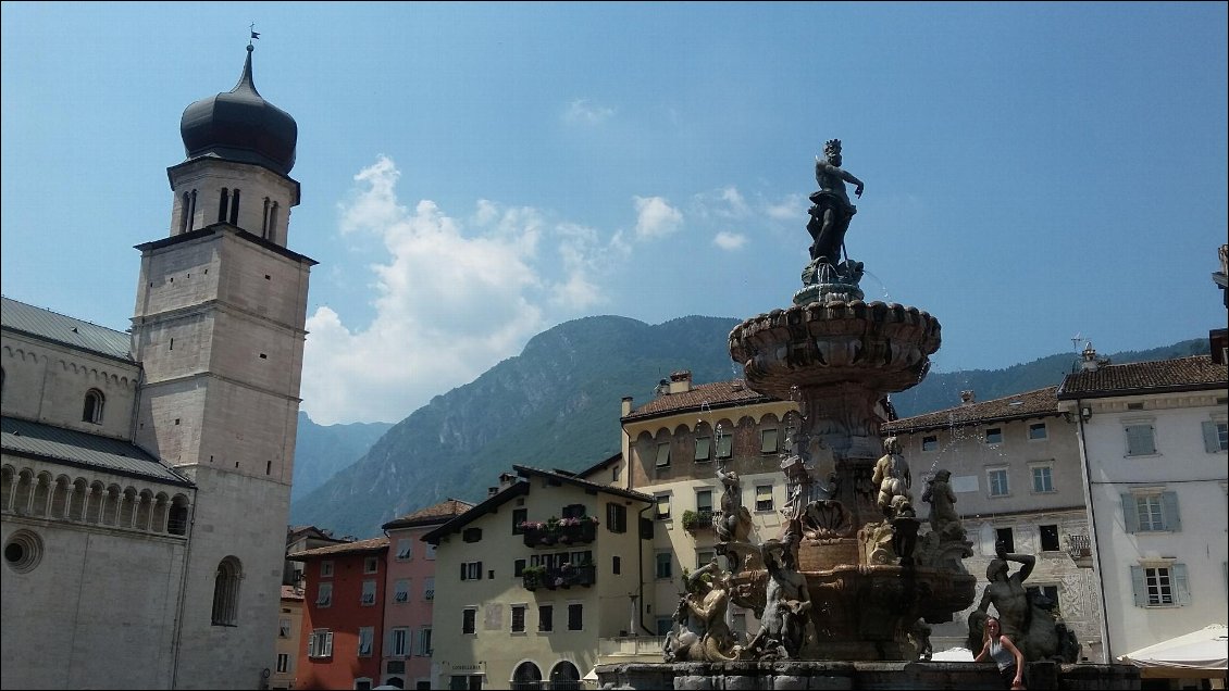 Le très joli centre historique de Trento