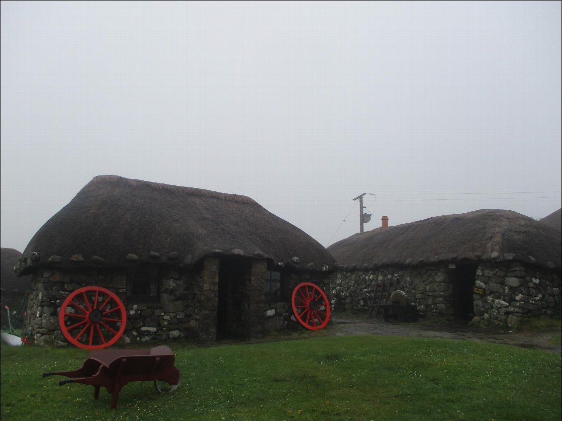 Muséum de Kilmuir avec ses vieilles maisons du XIXème siècle.