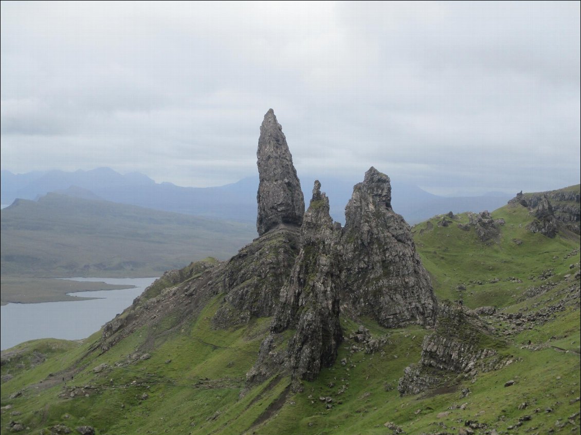 Old man of Storr J'ai laissé le vélo en bas et suis montée à pied.