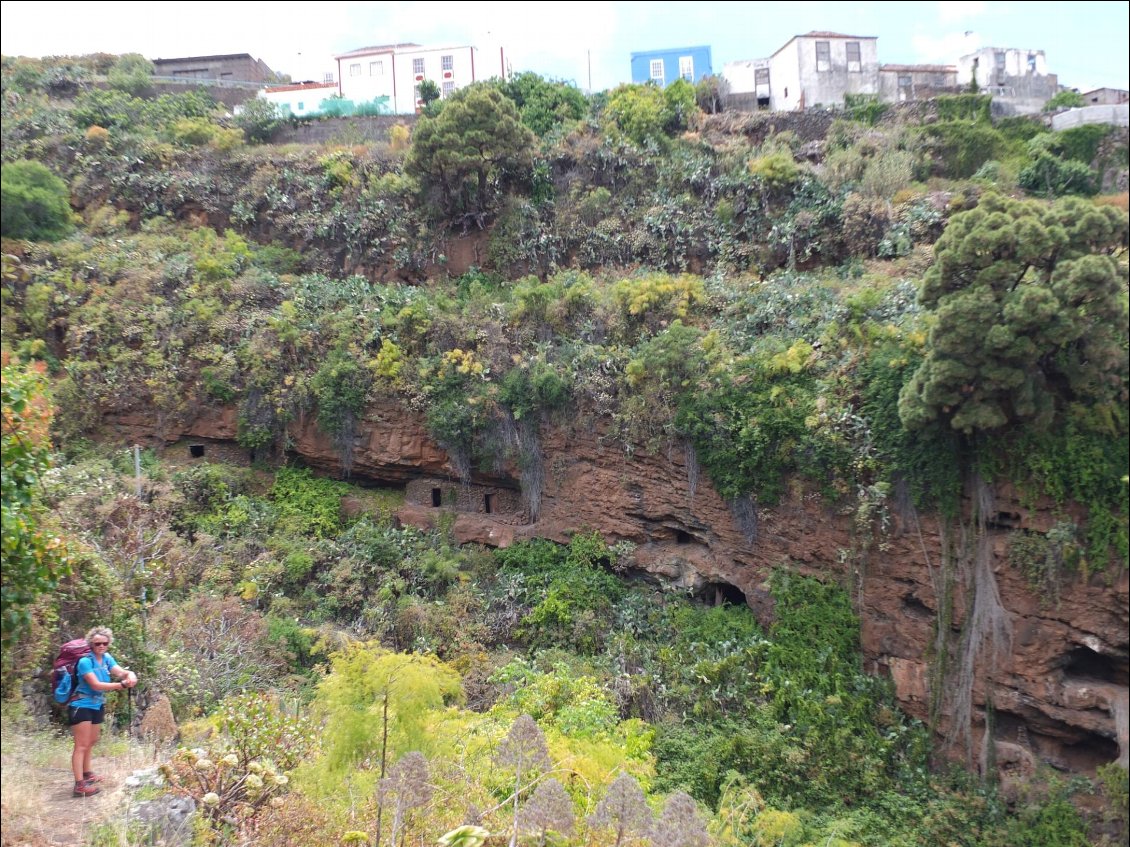 un dernier petit barranco avant le ravitaillement