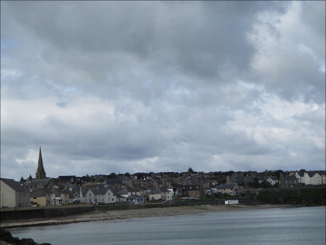 Bord de mer à Thurso.