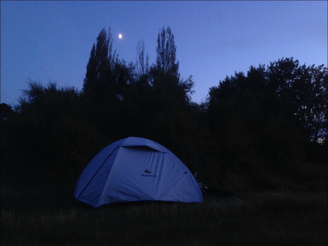 Mon bivouac sous la lune