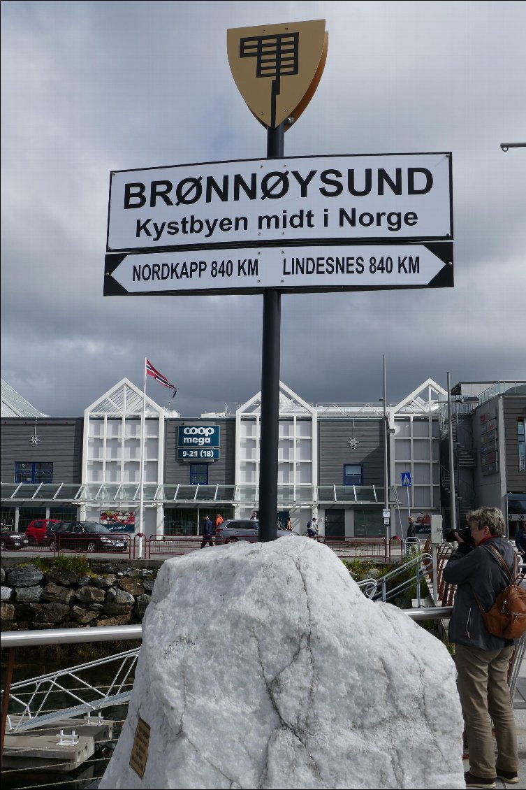 A mi-chemin de cette côte norvégienne