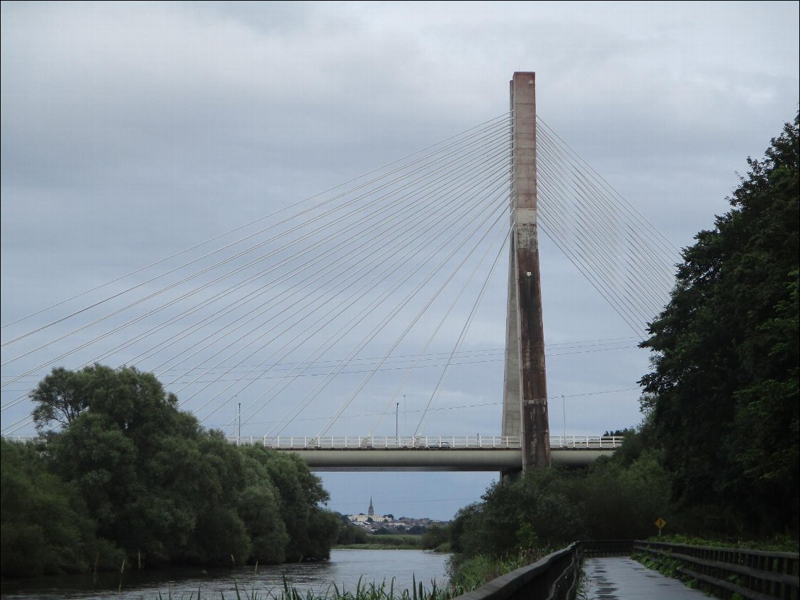 J'arrive finalement à Drogheda en suivant la rivière Boyne. Le festival de musique traditionnelle bât son plein. Des scènes officielles sont installées à différents endroits dans la ville, mais n'importe qui peut jouer n'importe où. Beaucoup d'enfants parfois très jeunes jouent d'un instrument. C'est la fête de la musique.