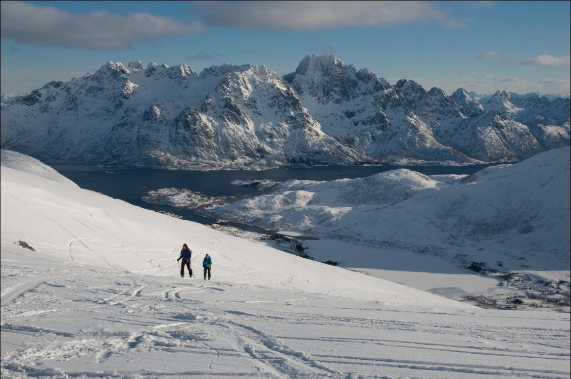 Ski de randonnée dans les Lofoten
Photo : Matthieu Baltzinger