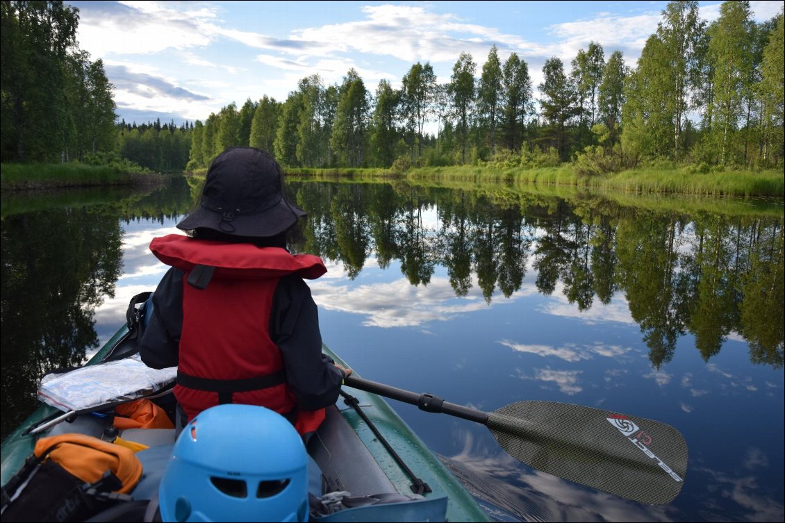 Canoë en Finlande
Photo : Yannick Véricel