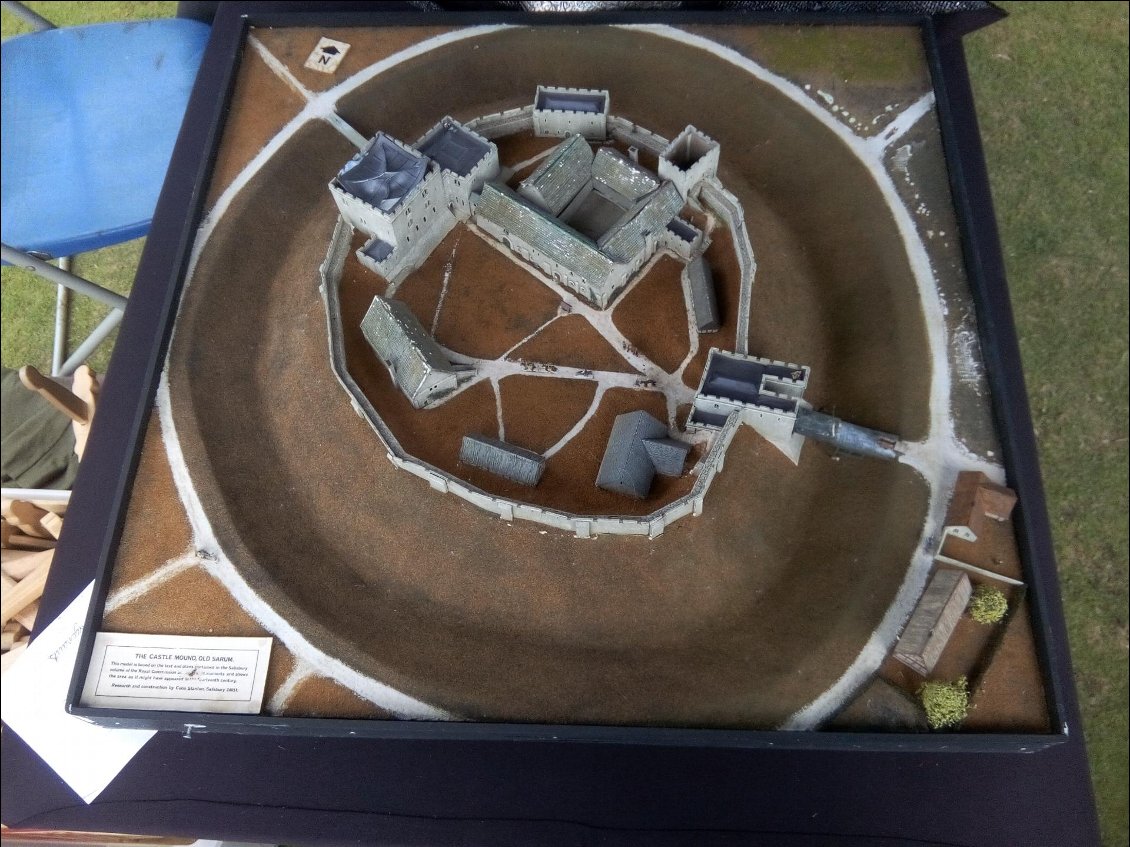 Maquette du old sarum