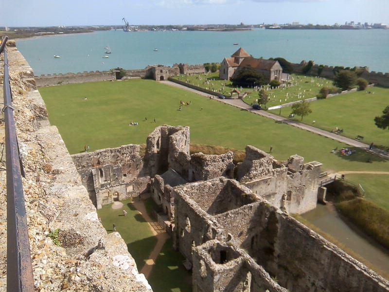 Vue du donjon du fort de Portsmouth.