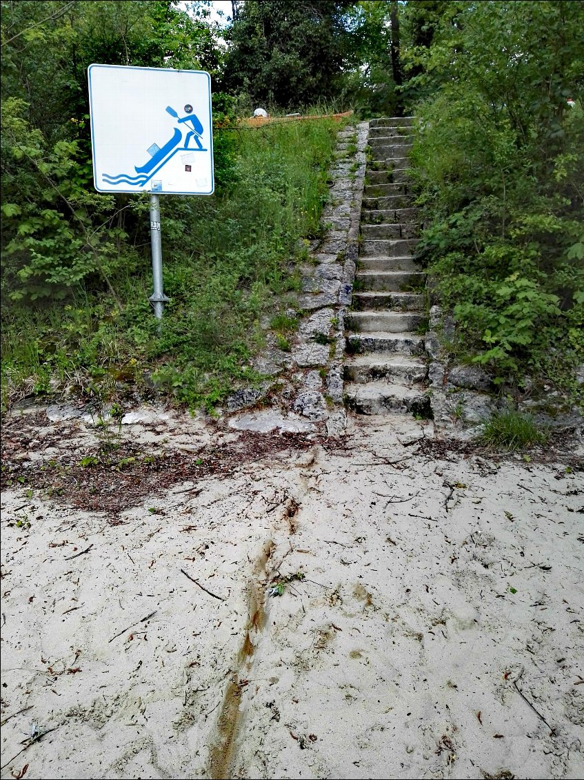 Barres d'Istein, Vieux-Rhin (DE). Point de sortie... Si si !!!