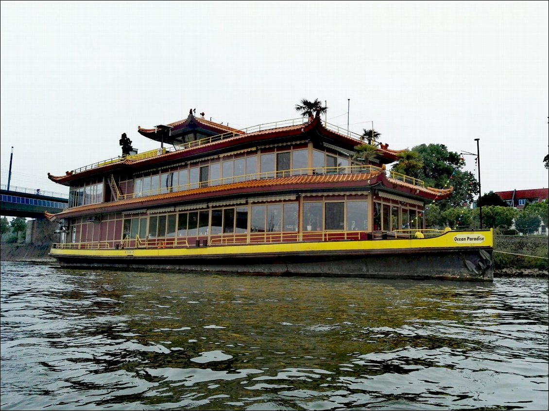 Bonn (DE). "Ocean Paradise". Restaurant chinois sur le Rhin.