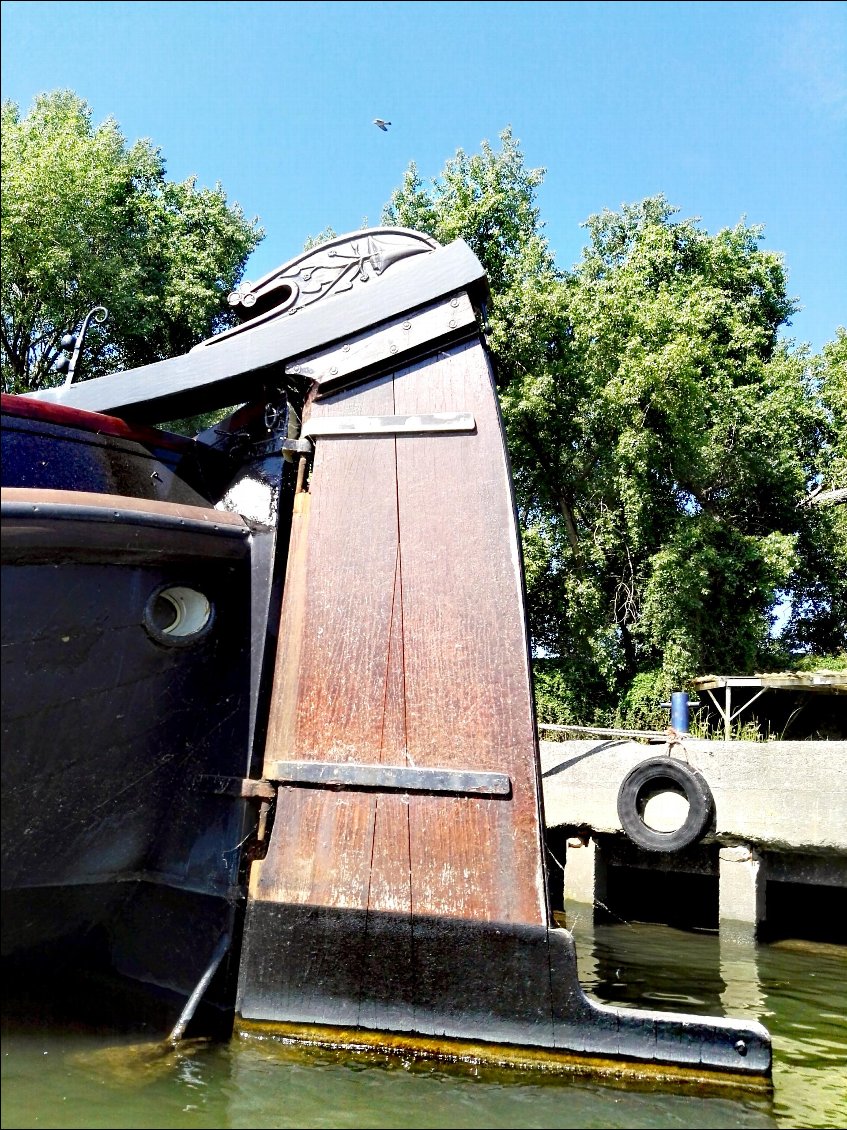 Strijensas (NL). Skûtsje, péniche à voile hollandaise