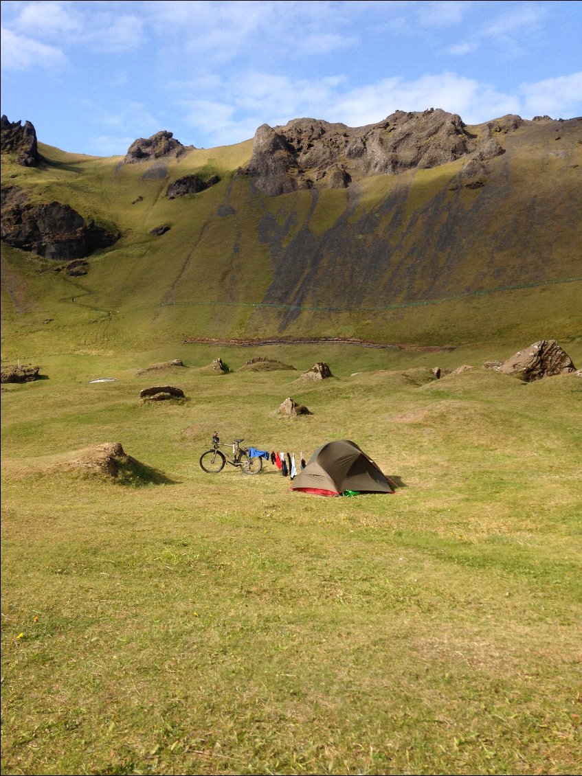 un camping génial à Vestmann