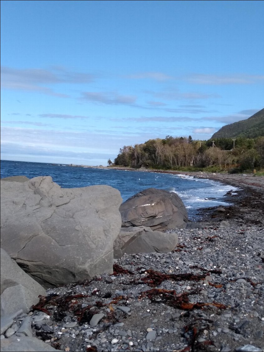 La plage de l'auberge