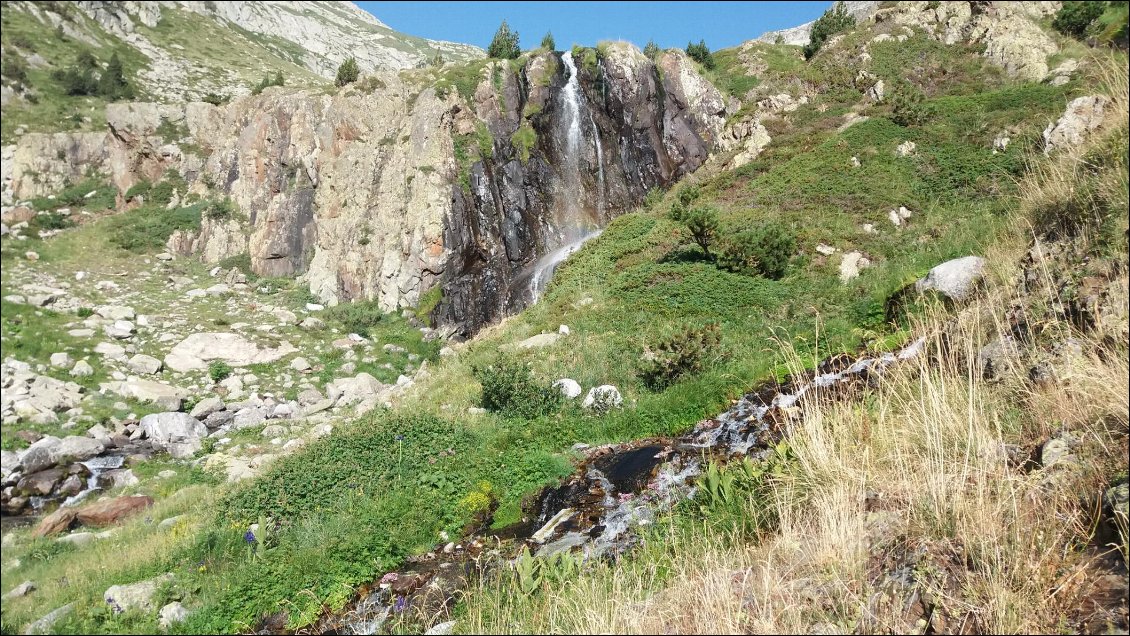 J25. Ascension du col Mulleres. L’eau coule à flot !