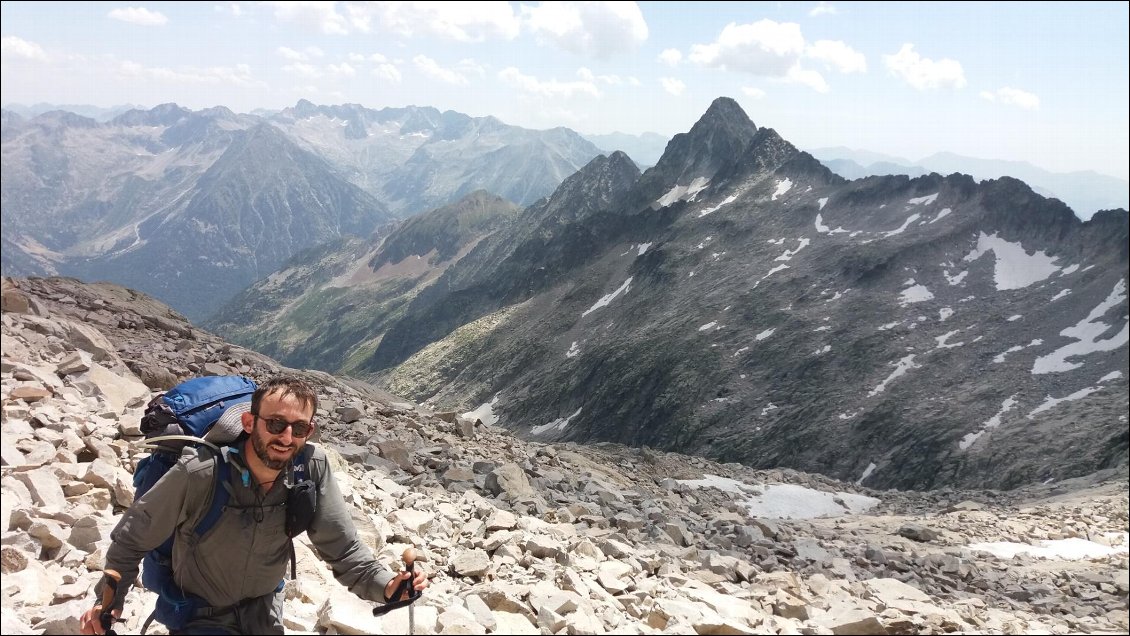 J25. Ascension du col Mulleres par la face Est.