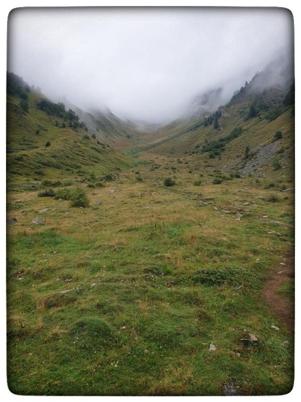 Col de Tricot vu depuis le haut des Chalets de Miage