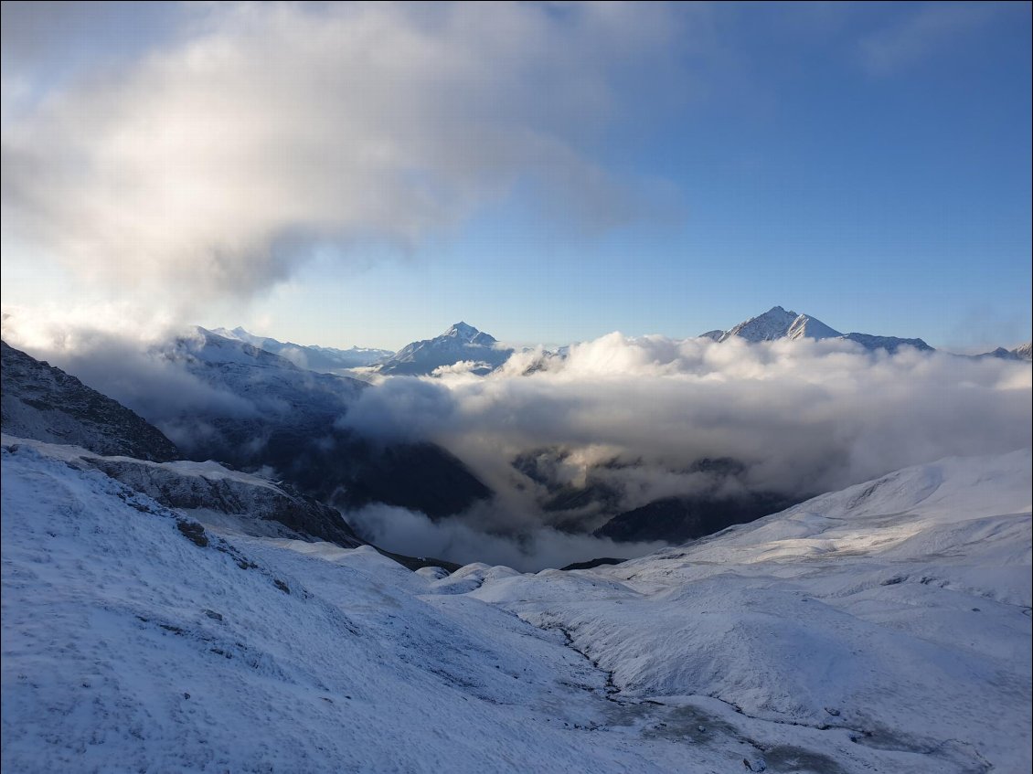 Depuis le refuge en direction Des Chapieux