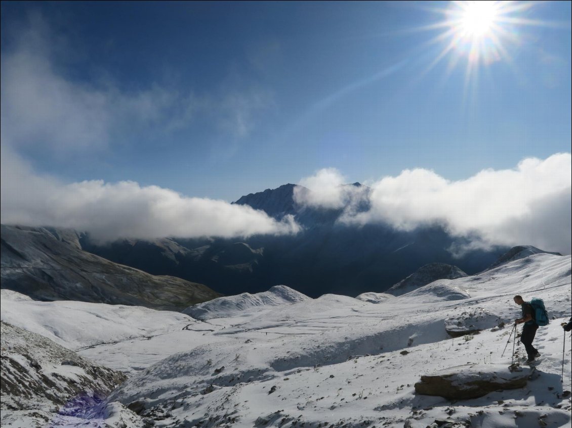 Descente du Col des Fours