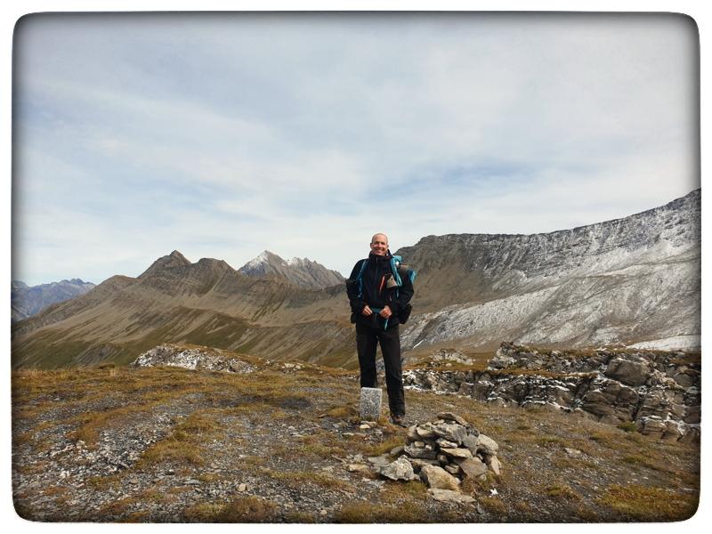 Col de la Seigne: Frontière avec l'Italie